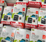  Thẻ Nhớ Micro SD Sandisk chính hãng 16G/ 32G/ 64G/ 128G tốc độ 100Mb/s Class 10 Box 
