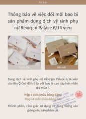 [Mẫu mới] Viên đặt Revirgin Gung Bqcell Hàn Quốc