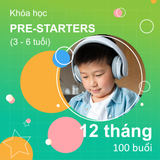 Khóa học Tiếng Anh online PRE-STARTERS dành cho Thiếu Nhi 