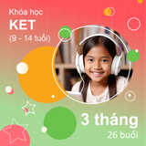  Khóa học Tiếng Anh online KET dành cho Thanh Thiếu Niên 