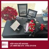  Hộp Hoa Đỏ Nhung Cao Cấp 