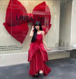  Nơ Đỏ Nhung Khổng Lồ Trang Trí Cửa Hàng Hot Trend 