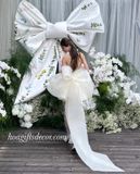  Nơ trang trí cổng cưới - Nơ decor wedding - Freeship toàn quốc 