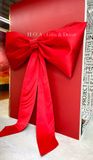  Nơ Trang Trí Khổng Lồ - Nơ Vải Nhung Cao Cấp Ngang 1,8m 