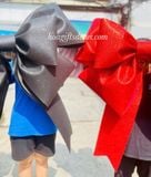  Nơ xốp kim tuyến - Nơ trang trí kim tuyến - Freeship HCM 