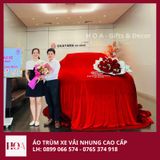  Bạt Trùm Xe Vải Nhung- Áo Phủ Xe - Vải Trùm Xe Freeship 