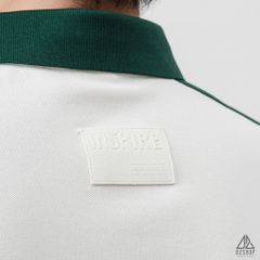 Áo polo viền vai xanh lá GREOMET