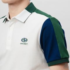 Áo polo viền vai xanh lá GREOMET
