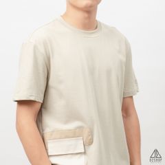 Áo thun đắp túi tà áo