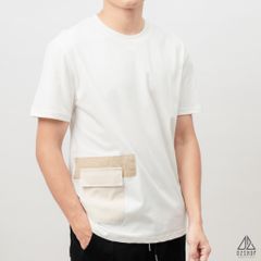 Áo thun đắp túi tà áo