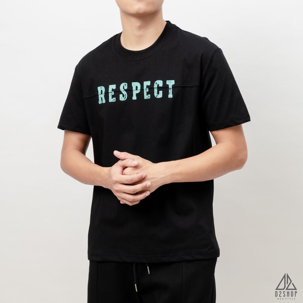 Áo thun in ngực Respect
