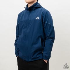 Áo khoác adidas xanh đen viền tay