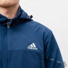 Áo khoác adidas xanh đen viền tay