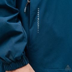 Áo khoác adidas xanh ngực phối họa tiết