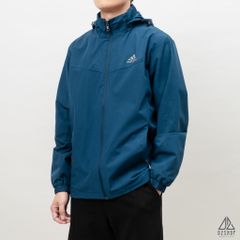 Áo khoác adidas xanh ngực phối họa tiết