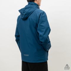Áo khoác adidas xanh ngực phối họa tiết
