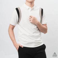 Áo polo phối viền vai