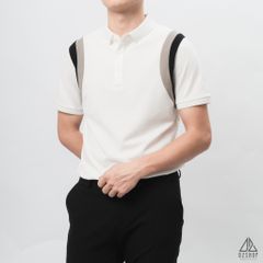 Áo polo phối viền vai