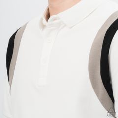 Áo polo phối viền vai