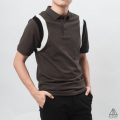 Áo polo phối viền vai