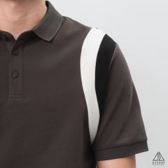 Áo polo phối viền vai