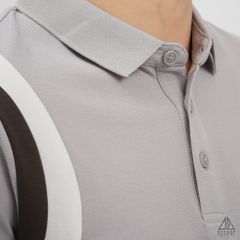 Áo polo phối viền vai