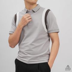 Áo polo phối viền vai