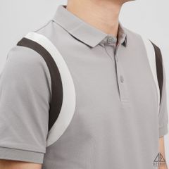 Áo polo phối viền vai