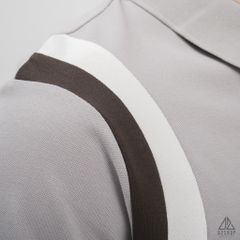 Áo polo phối viền vai