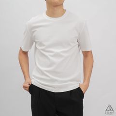 Áo thun cổ tròn trơn