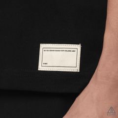 Polo form rộng phối viền vai kem
