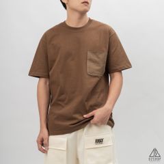 Áo thun phối túi jean