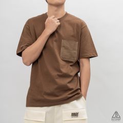 Áo thun phối túi jean