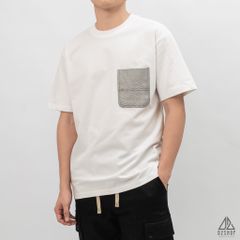 Áo thun phối túi jean