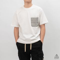 Áo thun phối túi jean