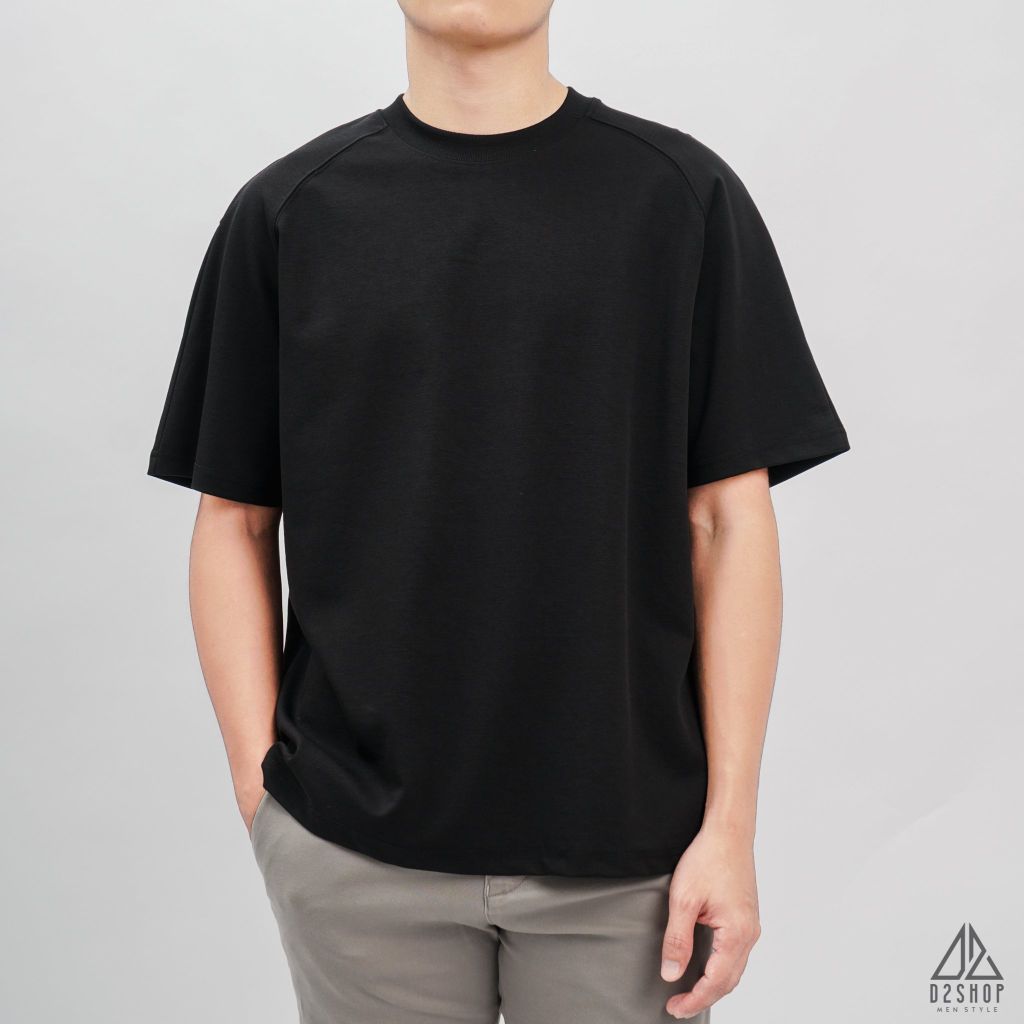 Áo thun trơn tay Raglan