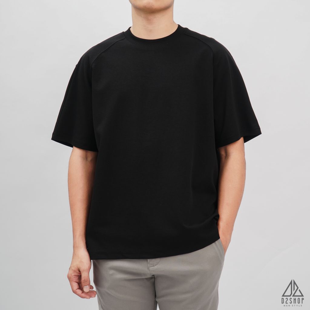 Áo thun trơn tay Raglan