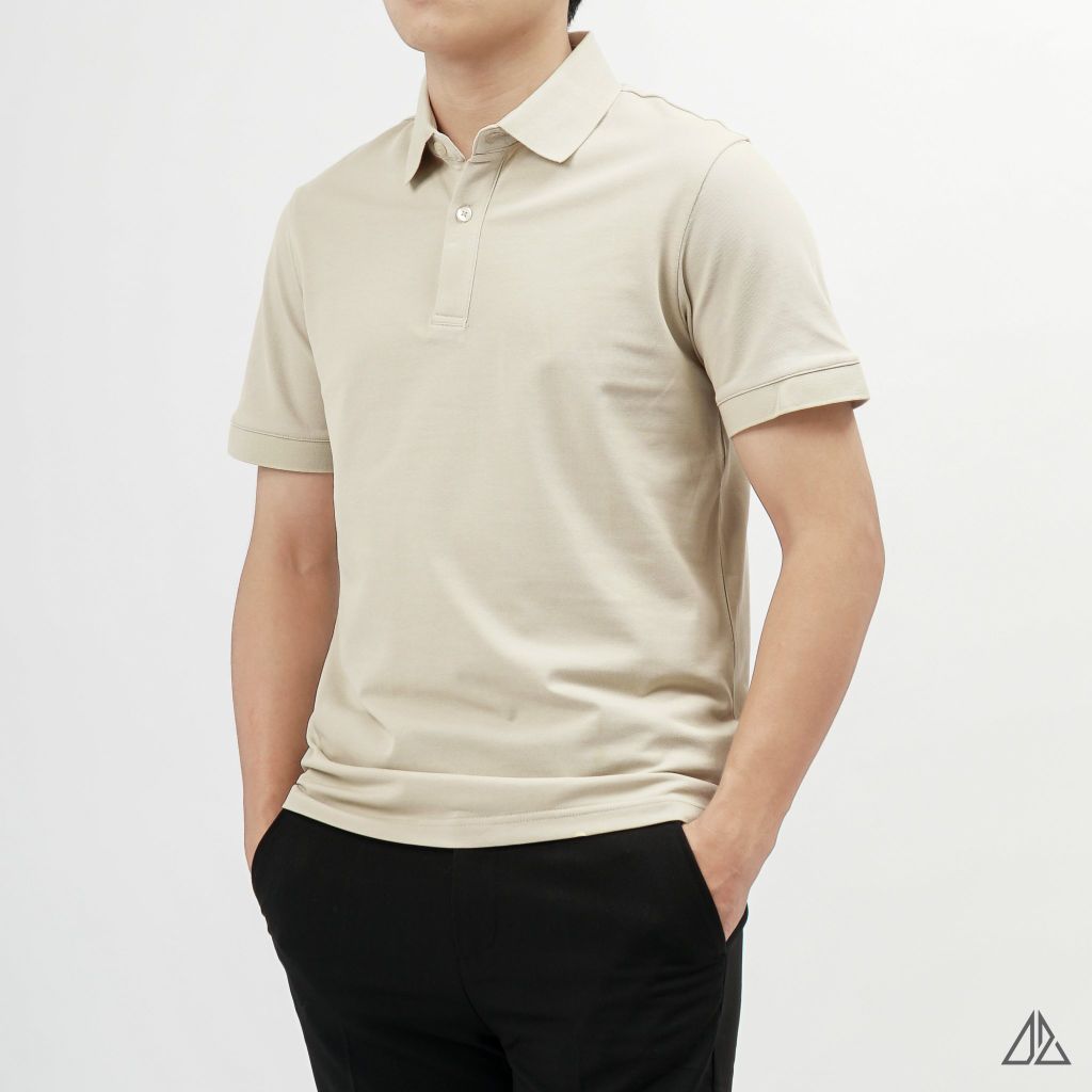 Áo polo trơn vải cotton