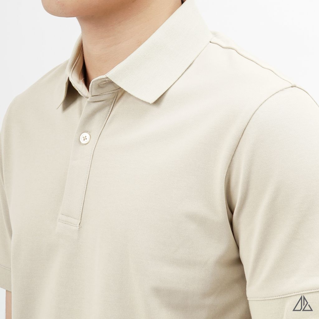 Áo polo trơn vải cotton