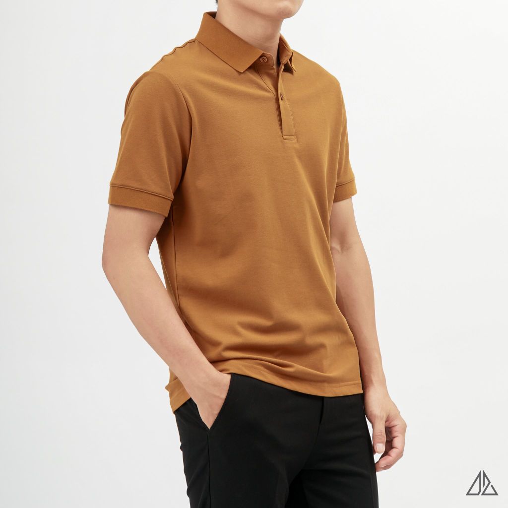 Áo polo trơn vải cotton