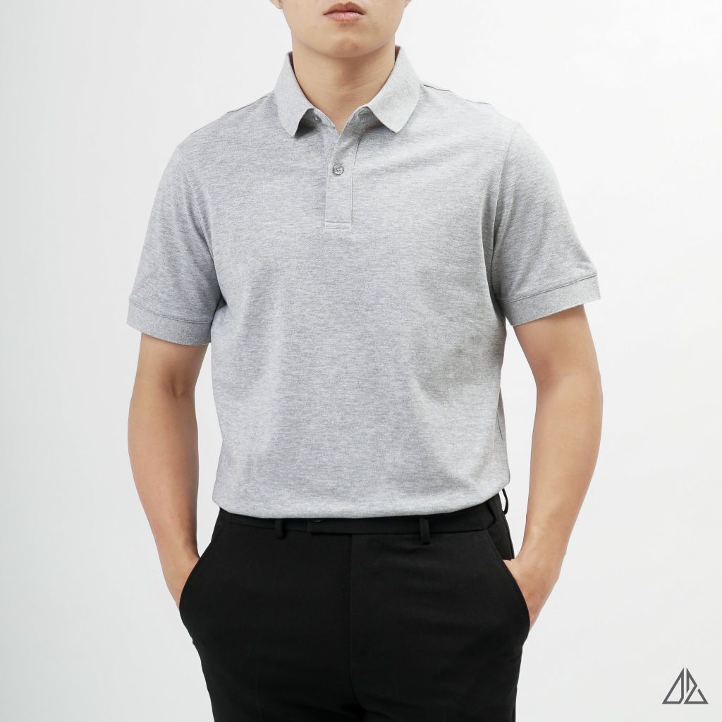 Áo polo trơn vải cotton