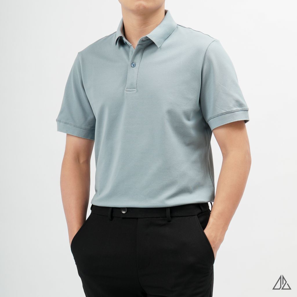 Áo polo trơn vải cotton