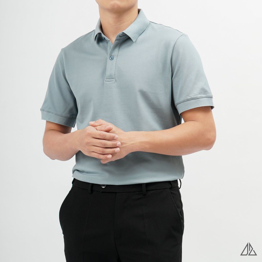Áo polo trơn vải cotton
