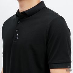 Áo polo viền nút thêu G