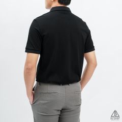 Áo polo viền nút thêu G