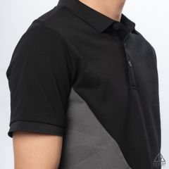 Polo phối xéo bụng in nhung