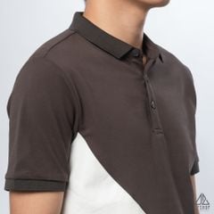 Polo phối xéo bụng in nhung