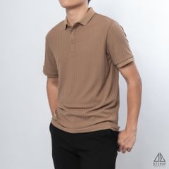 Polo trơn vải nhung sọc
