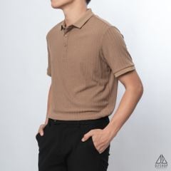 Polo trơn vải nhung sọc