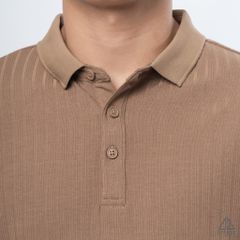 Polo trơn vải nhung sọc